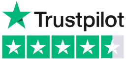 Trustpilot five star rating badge