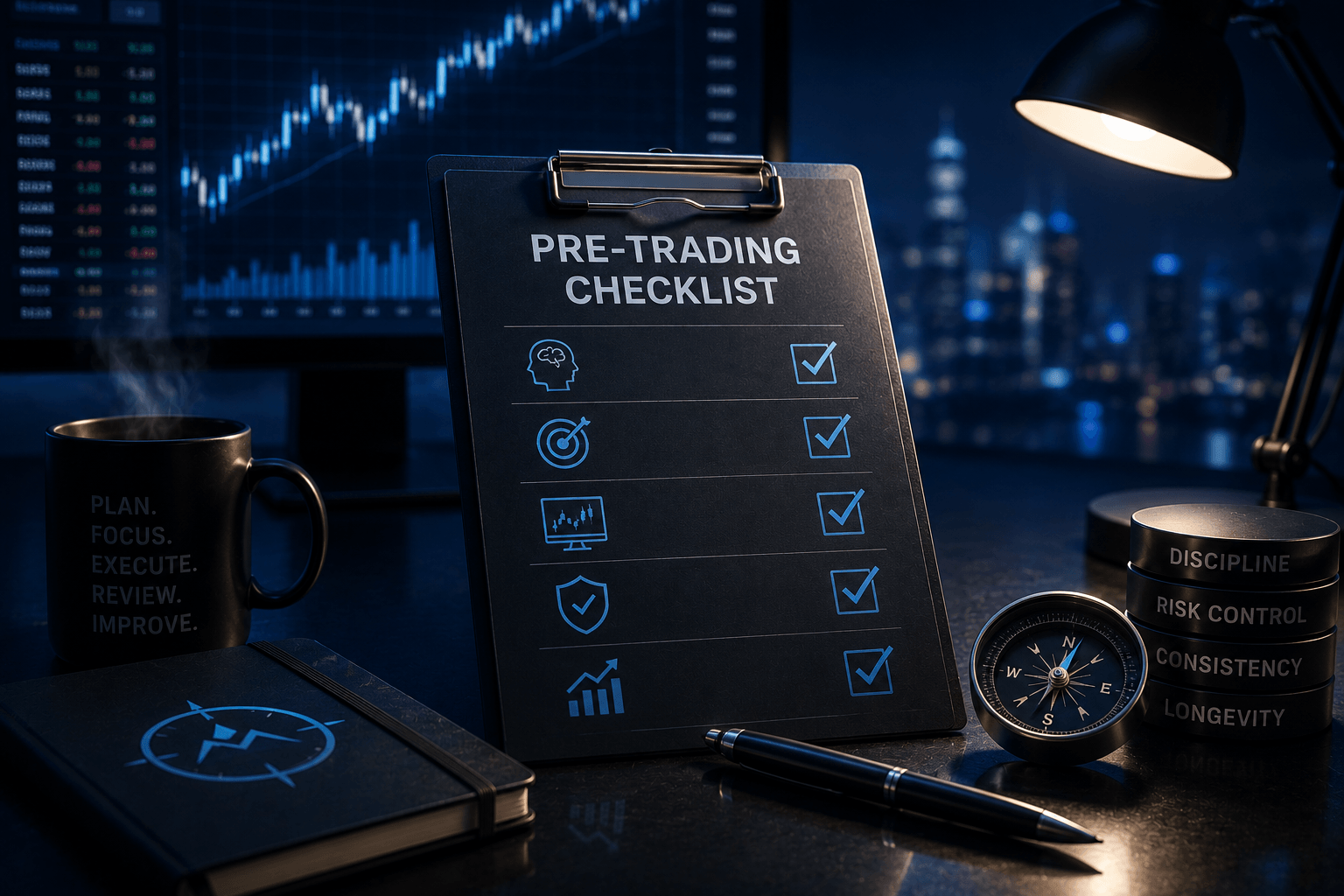 Master the markets: How to build a winning pre-trading checklist